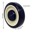 SYRATION Shopping Cart 5"x1-1/4" 3/8"Bore Polyurethane Wheel - Load Capacity