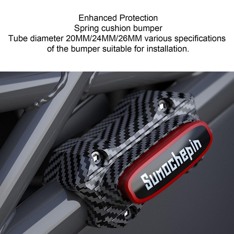 Motorcycle Bumper Blocks, Anti-Scratch Motorcycle Frame Block Protector - Anti-Drop