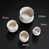 (500pcs) XL Tattoo Ink Cups Biodegradable, Wheat Straw Material Multiple
