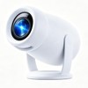 [Built-in Apps]Mini Projector with WiFi and Bluetooth,Portable Projector 4K Support