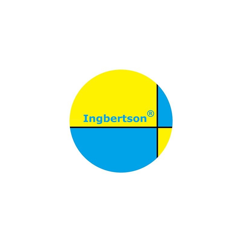 Ingbertson® Cork Coasters, Diameter 19 cm, 1 cm High, Made