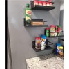 SlimmKISS Magnetic Spice Rack Holder Paper Towel Holder with Hook