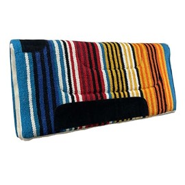 Showman 30" x 32" Serape Saddle Pad w/Fleece Bottom
