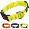 Fida Collar reflectante para perro, collares de nailon con colores
