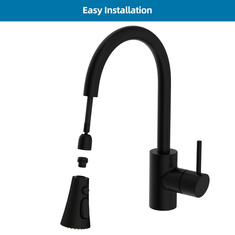 Hygie Rinse Kitchen Faucet Head Replacement, Pull Down Kitchen Faucet