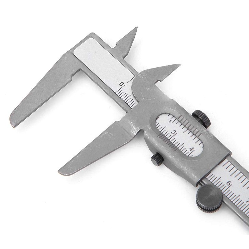 Vernier Caliper, High Precision Metal Vernier Caliper Manual Measuring Caliper