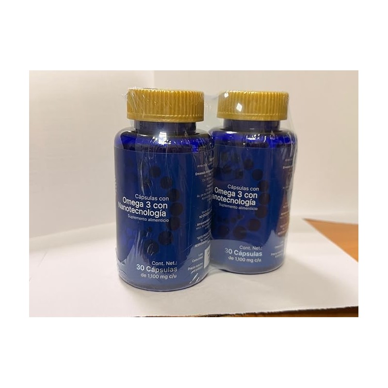 XEBREX Omega 3 con Nanotecnología DUOPACK Aceite de Pescado EPA