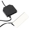 Lunartec Glass Shelf Illuminated: LED Glass Floor Lighting, 4 Brackets