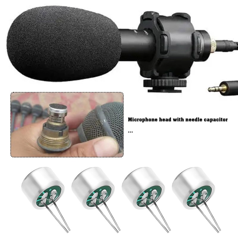 Pack of 20 2-Pin Microphone Electret Capacitor Cable Capsule Electret