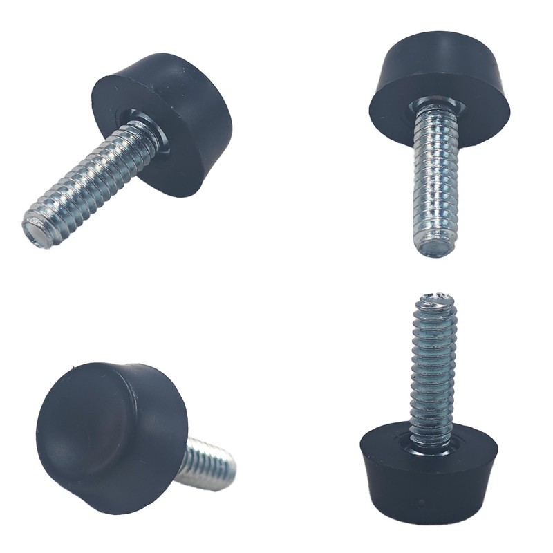 AUXBC 24PCS 1/4”-20 UNC Thread Adjustable Furniture Levelers, Heavy Duty