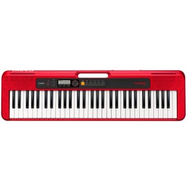 Casio CT-S200RD 61-Key Premium Keyboard Pack with Stand, Headphones & Power Supply, Red (CAS CTS200RD PPK)