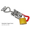 CUKAYO 4003 Toggle Latch Clamp, 304 Stainless Steel Adjustable Toggle