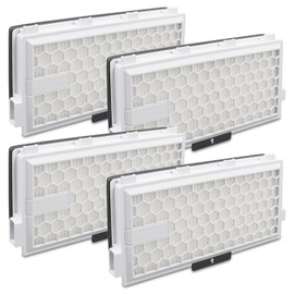 Ryvina HEPA Airclean 50 Filter Replacement Compatible with Miele Active SF-HA50 S4 S5 S6 S8 S8000 S8999 S6000 S6999 S5000 S5999 S4000 S4999, Complete C2 C3 Vacuum Cleaner (4 Packs)