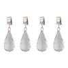 TwoFish Home Set of 4 Crystal Water Drop Table Cover