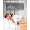 Koonie USB Desk Fan, Strong Wind Ultra Quiet Small Personal