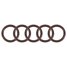 sourcing map Pack of 5 Fluororubber O-Rings 20 mm OD 15 mm ID 2.5 mm Width Metric FKM Seal