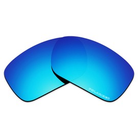 Alphax Ice Blue Optimized Polarized Engraved Replacement Lenses for Oakley Turbine OO9263
