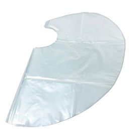 Naol Disposable Vinyl Dyed Cloth Transparent Sanitary Cover Hair Cloth Perm Cloth Beauty Salon Self-Barber Gown Large Capacity 10 Sheets 50 Sheets, 50 Pieces / 나올 일회용 비닐 염색보 투명 위생커버 헤어보 파마보 미용실 셀프 이발가운 대용량 10매 50매, 50개
