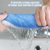 Aolso 6 PCS Flannels Face Cloth Soft Face Cloths, Reusable