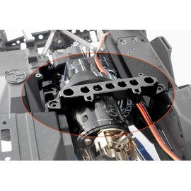 Pothyes SCX10 III Front Shock Tower Braces Body Post Mounts for Axial AXI03007 1/10 RC Crawler Car Aluminium Upgrade Parts (Black)