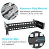 19 Inches Adjustable Rack Mount DIN Rail Bracket for Media