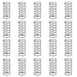 GUNGY Compression Spring Stainless Steel Spring Compression Springs 10 mm Wire Diameter 0.4 mm Outer Diameter 5 mm Length 10 mm Maximum Spring Force 0.2 kg Pack of 20
