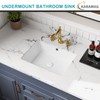 18 Inch Undermount Bathroom Sink Small Rectangle Undermount Sink White