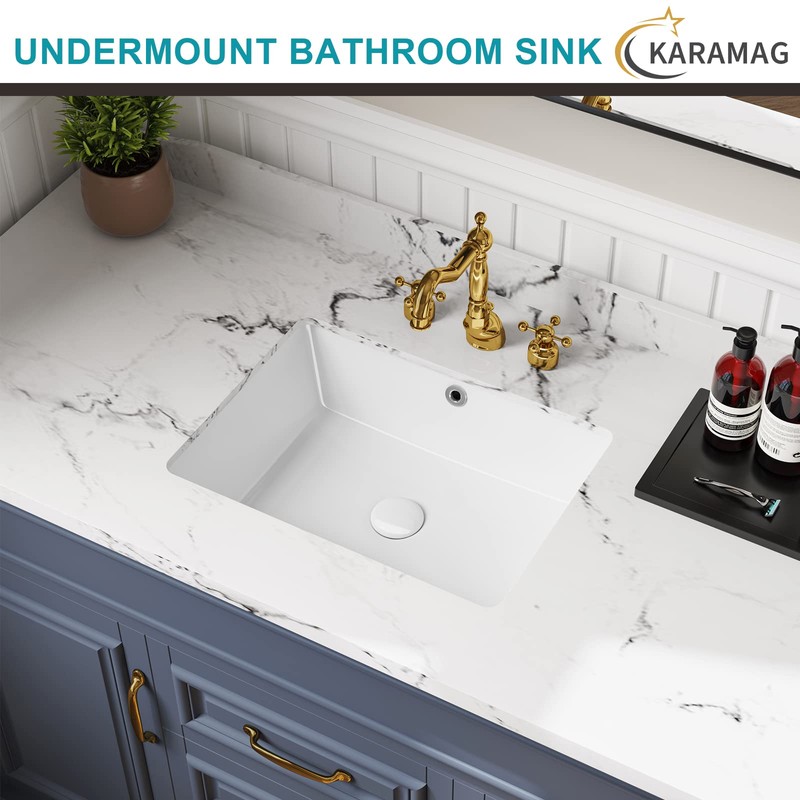 18 Inch Undermount Bathroom Sink Small Rectangle Undermount Sink White