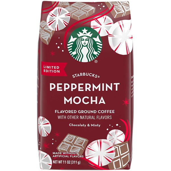 Starbucks Peppermint Mocha Naturally Flavored Ground Coffee