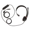 Call Center Headset ENC Active Noise Cancellation Single Ear Customer