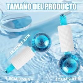 Masaje Facial Con Bola De Hielo Y Tratamiento Para Ojos