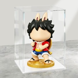 Small Acrylic Display Case for Mini Figures, 3.9x3.9x5.9 in