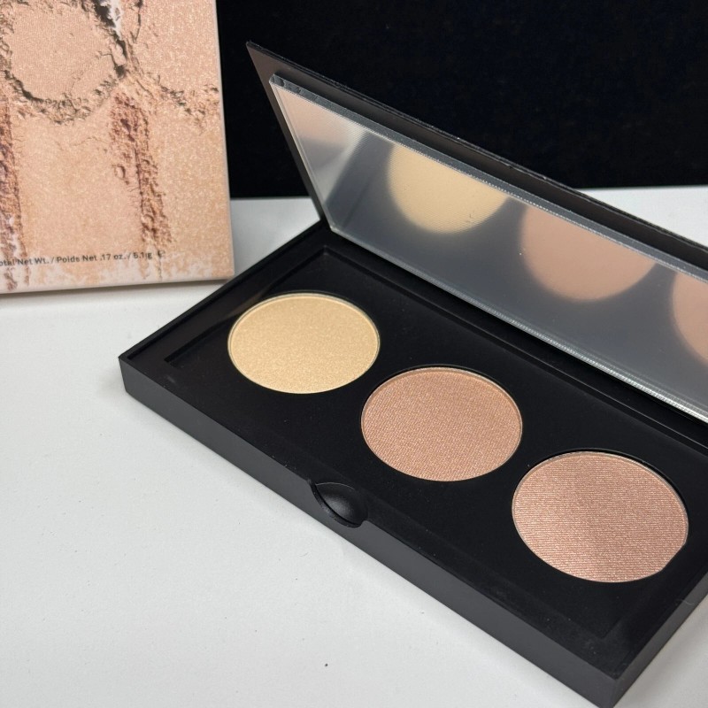 Paleta iluminadora Smashbox Travel Spotlight Trio 0,17 oz nueva en