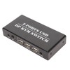DisplayPort KVM Switch 2 Ports 4K 60Hz Dual Mode Aluminum
