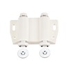 Sourcingmap Double Magnetic Touch Catch Latch Plastic PE White for