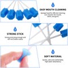 50 Pieces Disposable Oral Swabs Bulk Mouth Sponge Stick Swabsticks