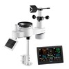 VEVOR 7-in-1 Wireless Weather Station, 7.5-Inch VA Display, Solar Powered