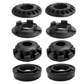 8Pcs Front Rear Upper & Lower Coil Spring Isolators Kit Fit For Jeep Grand Cherokee WJ WG 1999-2004 Coil Spring Insulator Replace For K160040 K160041 52088257AB 52088401AB K160061 K160042 52088346AB