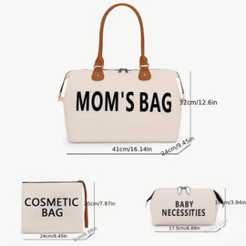 Wickeltasche für Mütter, Wickeltasche für Neugeborene, Krankenhaus, Weiß