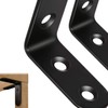 Pack of 16 Corner Connectors, 90 Degree Angle Brackets, L-Shape