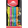 Maped Fluo'Peps Connect Highlighter Pens (Assorted Colours) (Pack of 5)