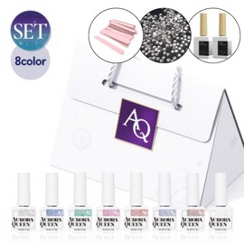 Diesel Aurora Queen 8-piece glitter gel set + 2 diesel top gels / 디젤 오로라퀸 내맘대로 글리터젤 8종 세트+디젤탑젤2개