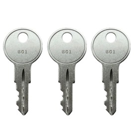 KeyPower (3) B01 - B05 Keys for Husky Tool Box Home Depot Hudson, Pre-Cut Key, Works on Tool Chest and Cabinet Locks (B01)