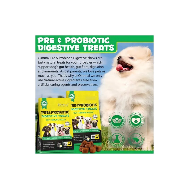 Premio Suave Probióticos Perros Salud Digestiva Natural 100