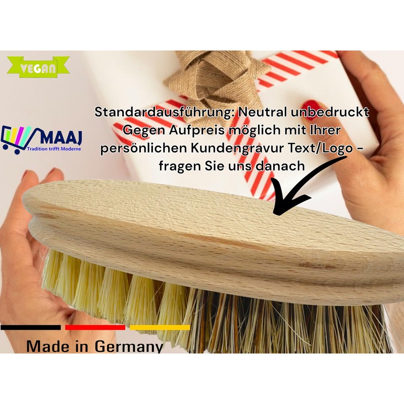 MAAJ Vegetable Brush and Mushroom Brush Set for Carrots, Vegetables,