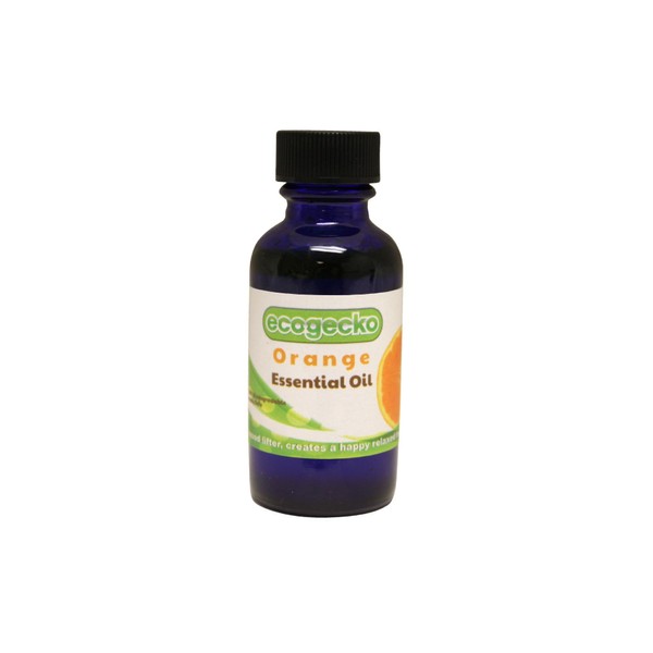 EcoGecko Essential Oil, Use with Air Revitalizers, Orange Peel, 30 ml