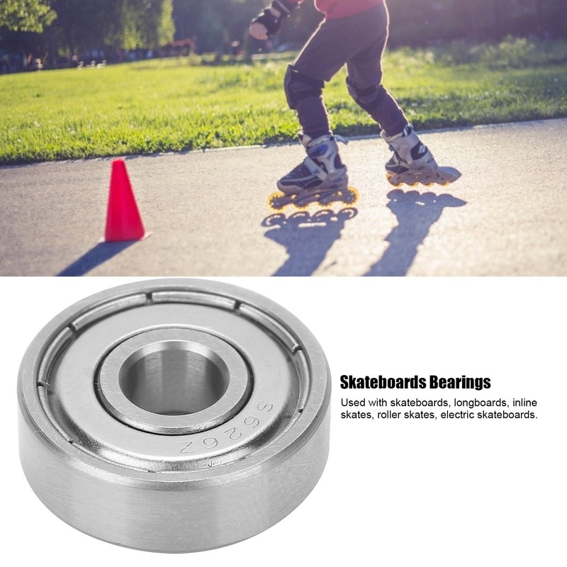 10PCS S626Z 6x19x6MM Stainless Steel Ball Bearings for Roller Skates