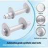 Opuiue Front Alignment Camber Toe Adjustment Bolts, Lower Control Arm