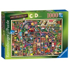 Ravensburger Colin Thompson - Awesome Alphabet C & D 1000 Piece Jigsaw Puzzle for Adults & for Kids Age 12 and Up