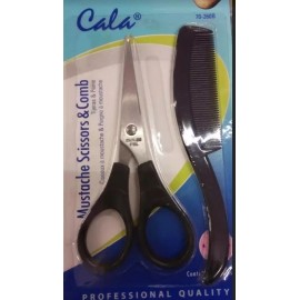 Barba Y Bigote Tijeras Y Mini Peine Kit Cala Para Hombres